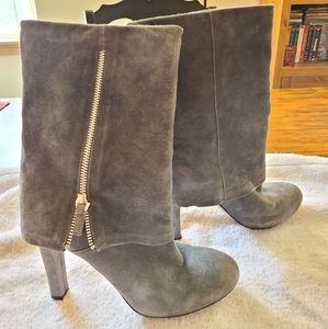 Franco Sarto Zipped Heeled Boots
